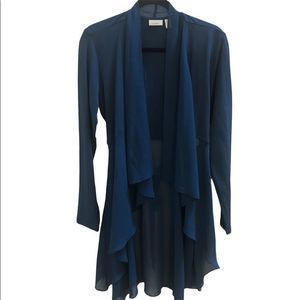LOGO Chiffon Trimmed Cardigan